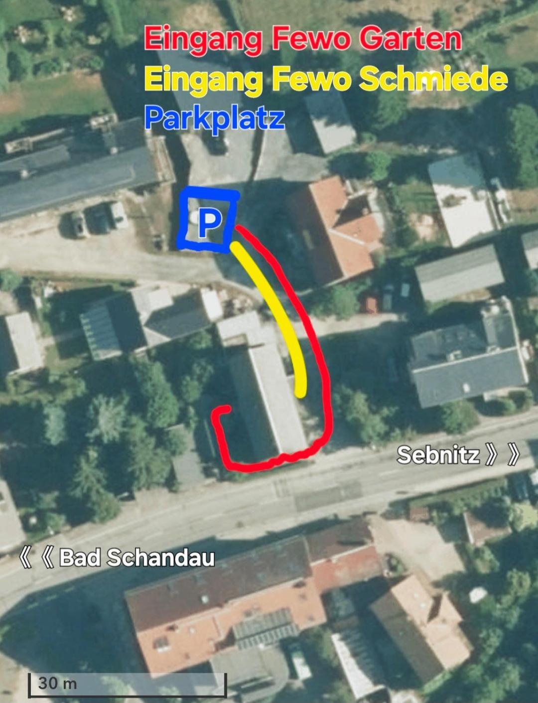 Ferienwohnung Zur Schmiede Altendorf  エクステリア 写真